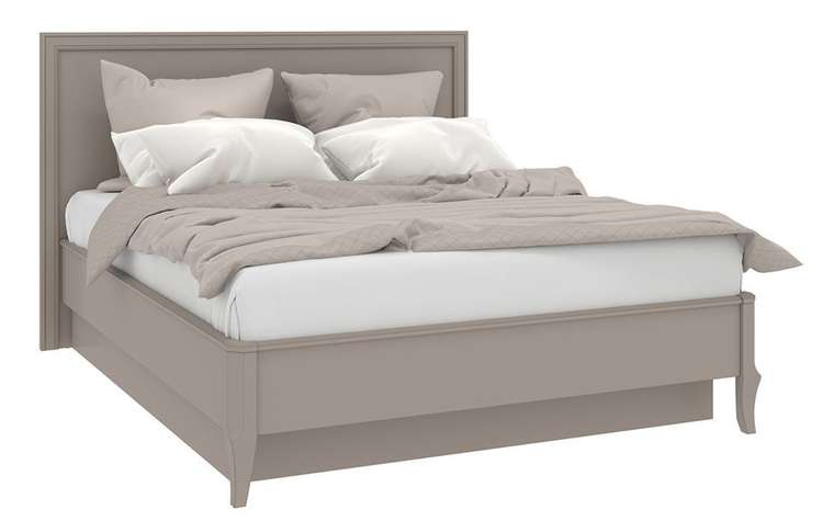 Кровать с подъемным механизмом Онтарио 160х200 бежевого цвета