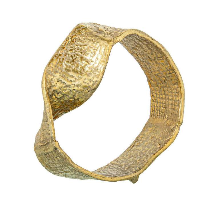 Декоративная фигура Mebius Strip Позолоченный Абстракция 24 x 23 x 10 cm
