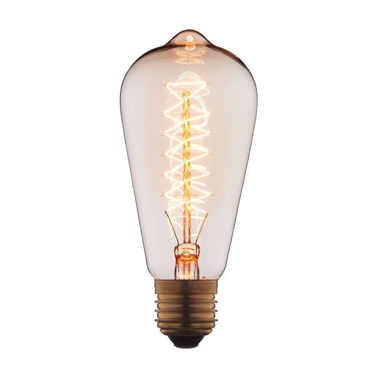 Лампа накаливания с прозрачной колбой