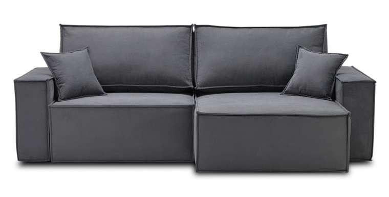 Угловой диван-кровать Тейлор серого цвета