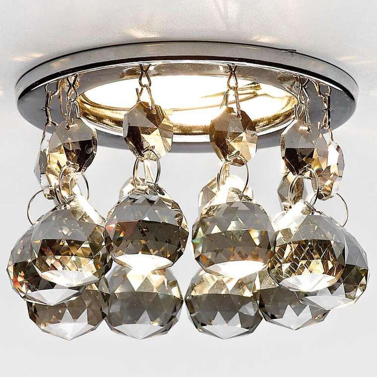 Точечный светильник Crystal K2051 CL/G (хрусталь, цвет прозрачный)