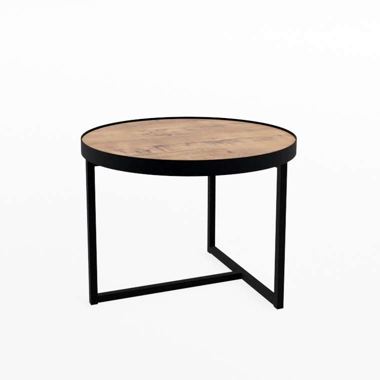 Стол журнальный Round коричневого цвета