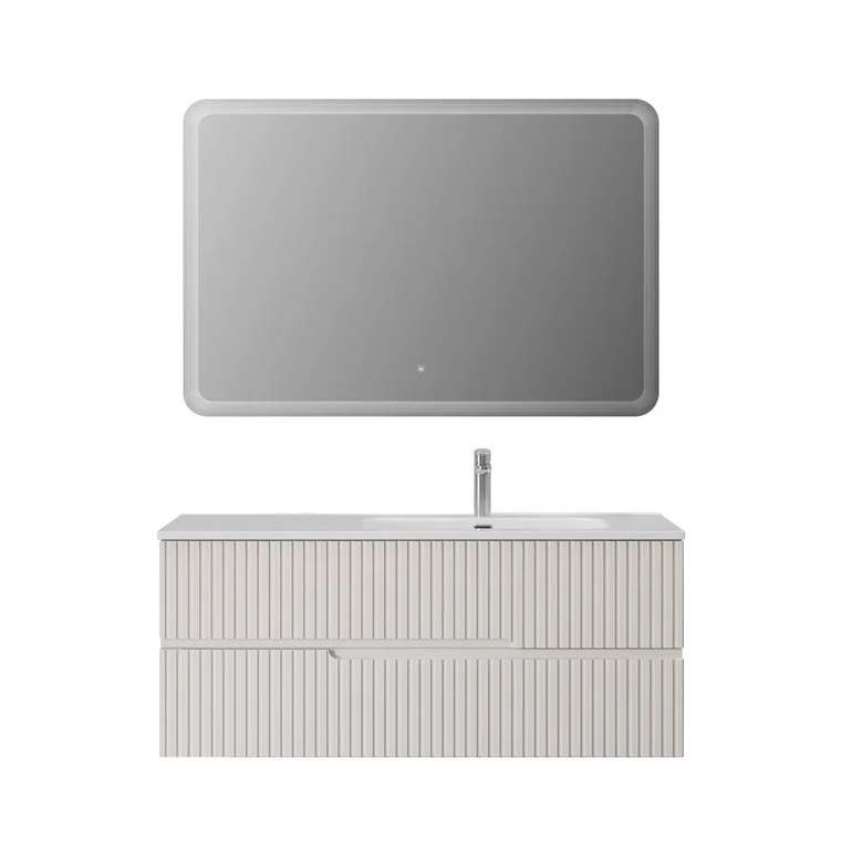 Мебель для ванной комнаты Duet 120 белого цвета