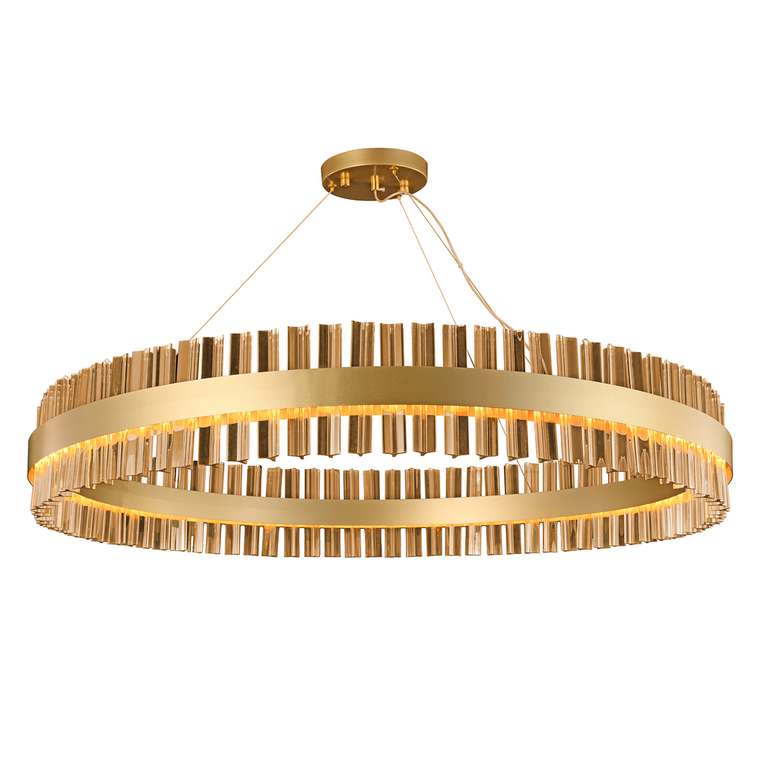 подвесная люстра Marquis золотой металл, стекло LED*54W, 4320LM, 4000K, included