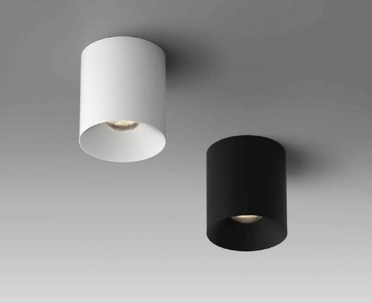 Накладной светильник IT02-027 black 3000K (алюминий, цвет черный)