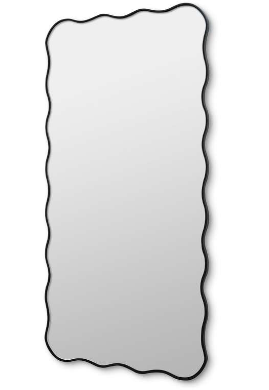 Настенное зеркало Fancy XL 80х170 черного цвета
