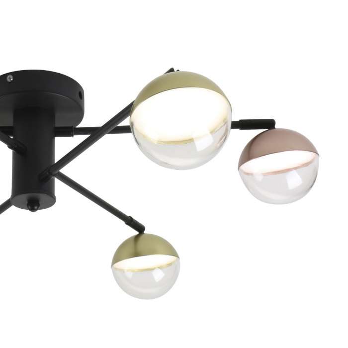 Потолочная люстра на штанге Escada Diverse 10271/6LED Gold/Copper