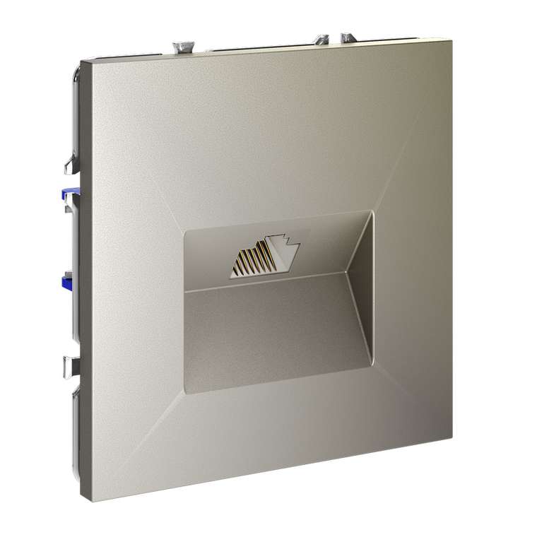 Розетка компьютерная встраиваемая VOLTUM S70 RJ45 кат.6, (шелк)