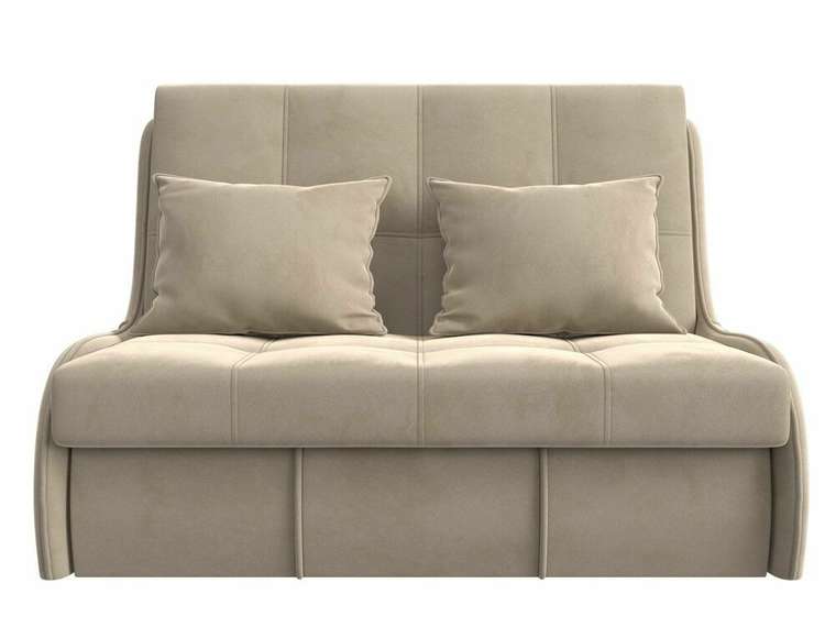 Прямой диван-кровать Риттэр бежевого цвета