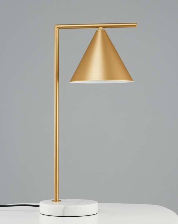Настольная лампа Omaha золотого цвета 