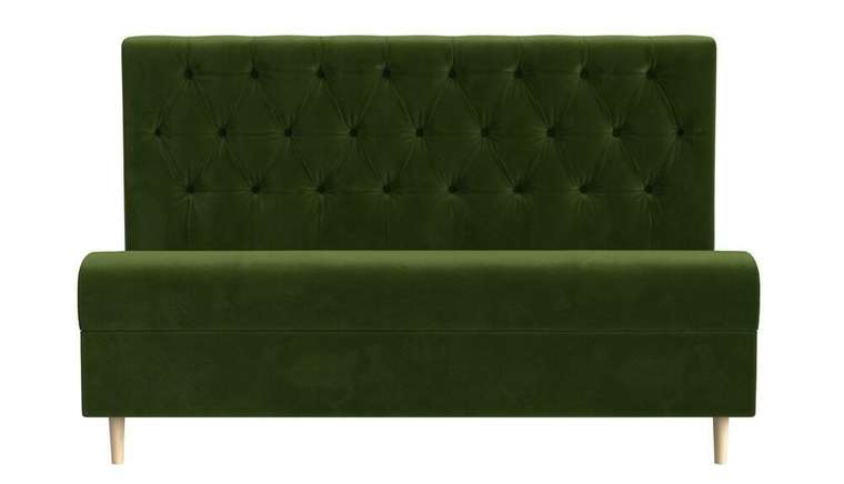 Прямой диван Бремен зеленого цвета