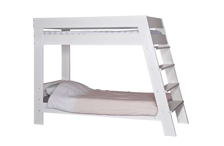Кровать двухъярусная "Julien Loft Bed White" 90х200 см