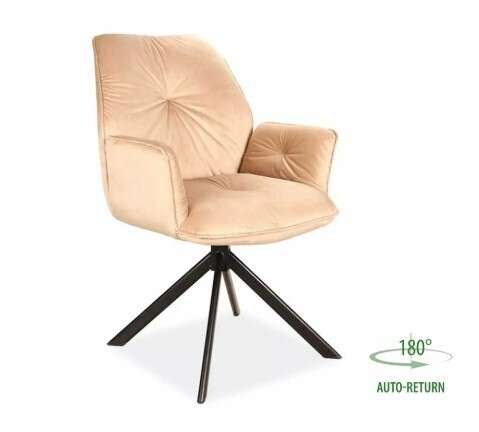 Стул вращающий Boogie II бежевого цвета