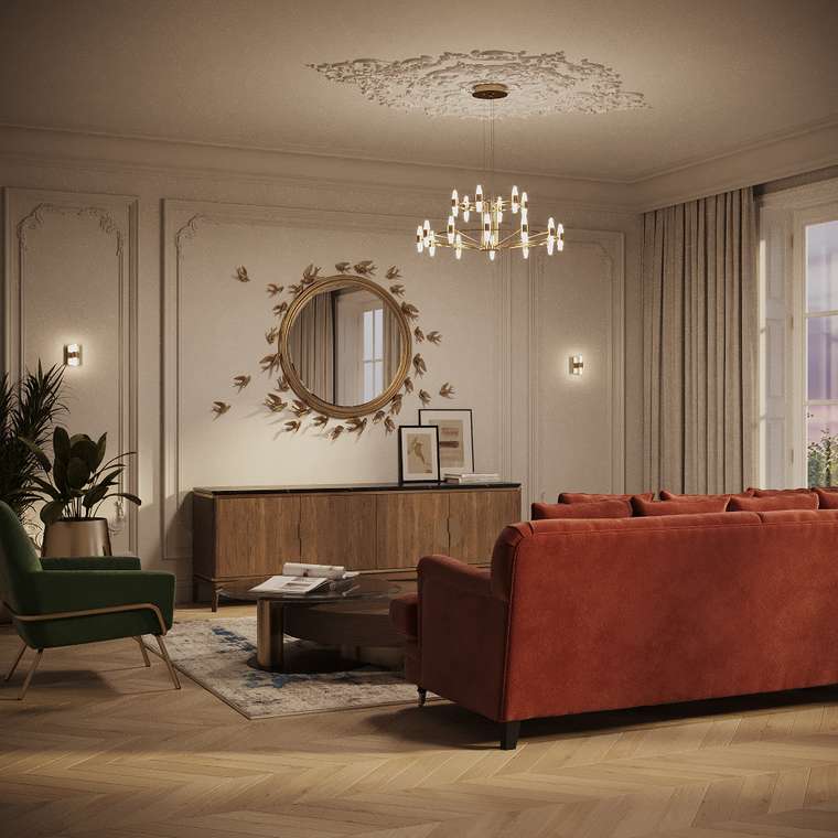 Настенный светильник (бра) Maytoni MOD401WL-L6BS3K Arana Modern