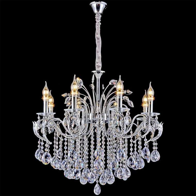 Хрустальная люстра 02300-0.4-08 CH (металл, цвет хром)