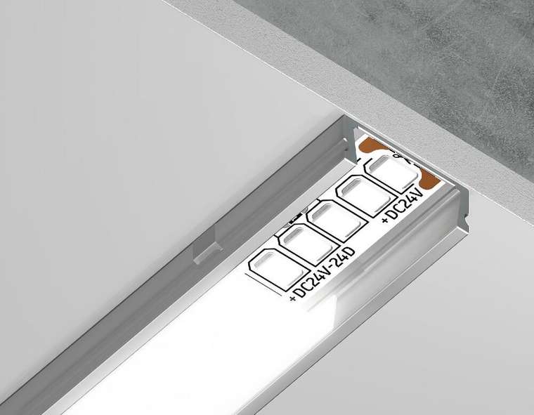 Профиль для ленты Alum Profile GP1700AL (алюминий, цвет серебро)