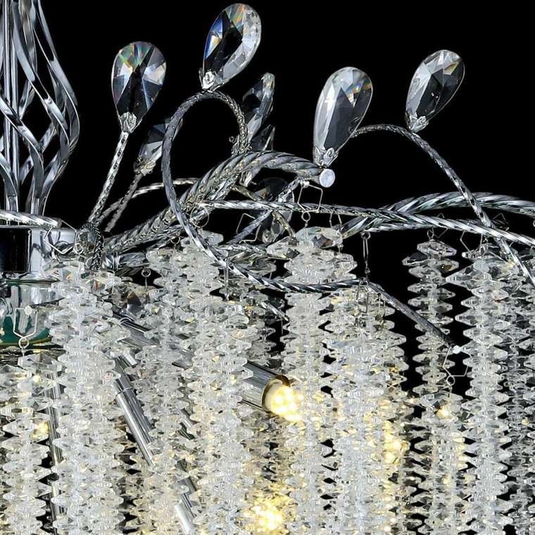 Хрустальная люстра 01113-0.3-800 CH (хрусталь, цвет прозрачный)