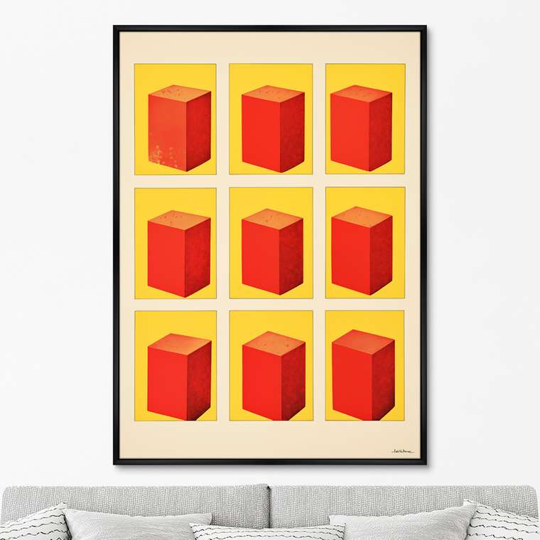 Репродукция картины Colors and shape space, No 1, 2024г.
