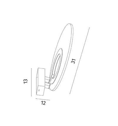 Бра Divinare BILANCIA 5194/01 AP-12