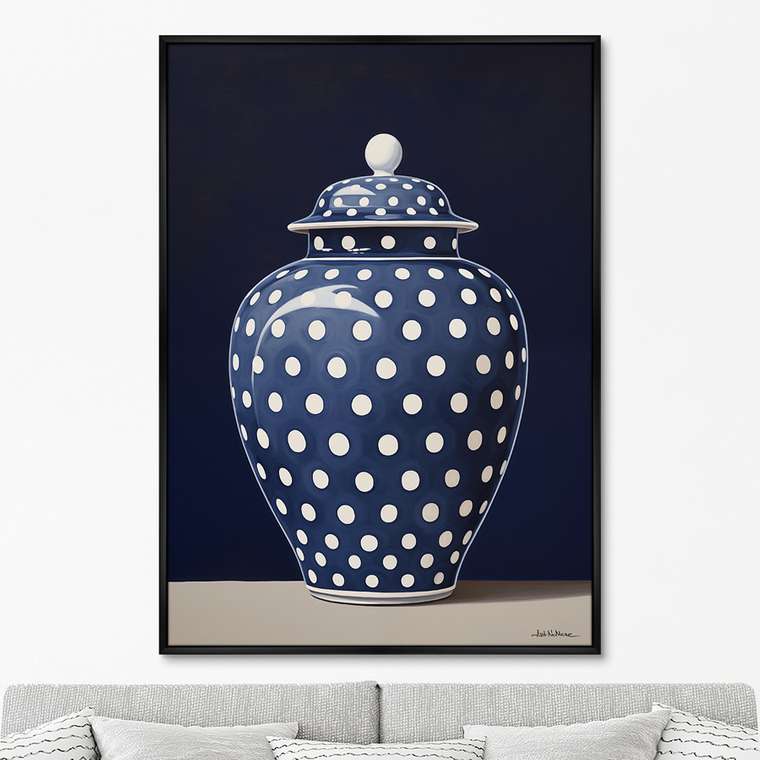 Репродукция картины Porcelain vase No 1, 2024г.