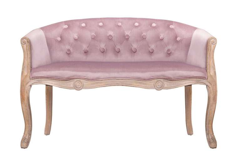 Диван Kandy double pink velvet розового цвета