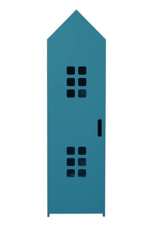 Шкаф-домик City2 темно-бирюзового цвета