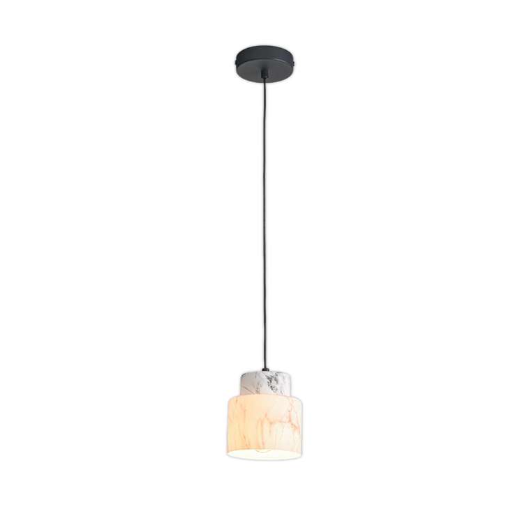 Подвесной светильник Escada 1173/1S E27*60W Black/Marble white
