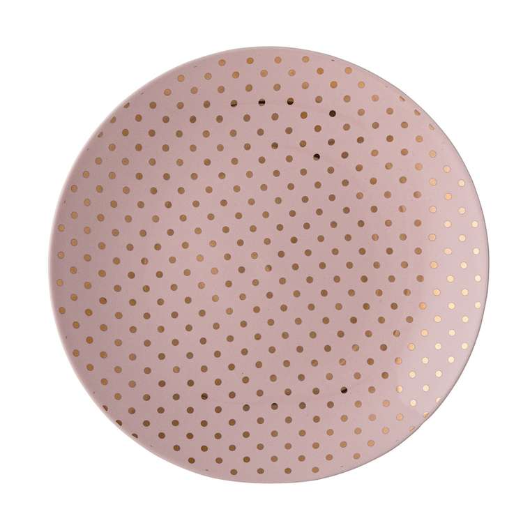 Тарелка Henrietta розового цвета