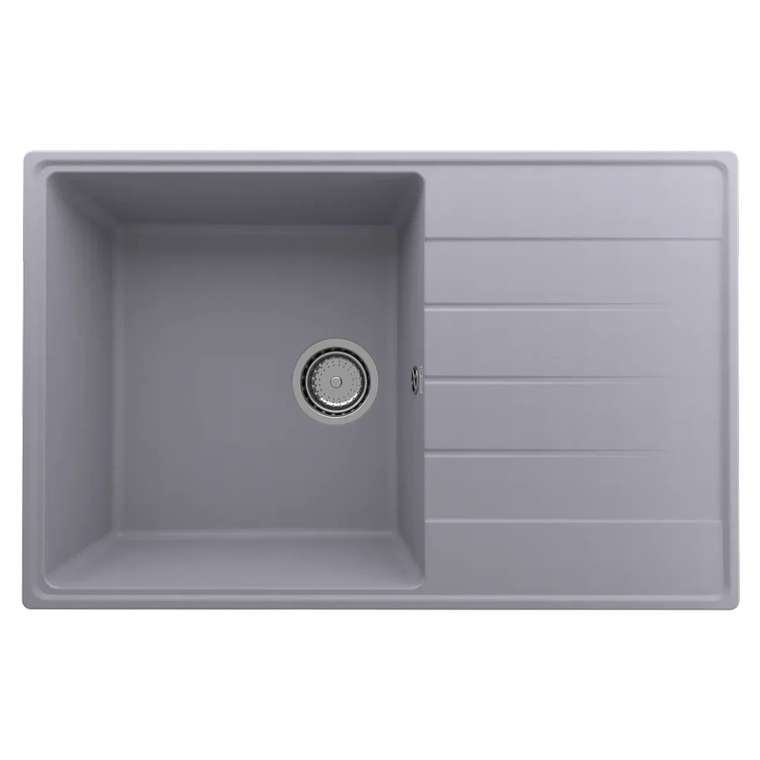 Кухонная мойка Ulgran Quartz Prima 780-05, бетон