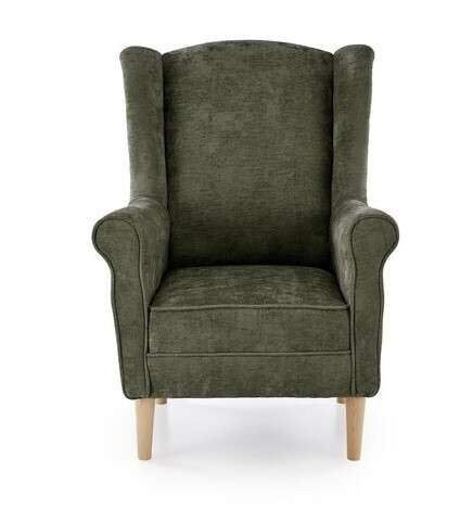 Кресло Hermes оливкового цвета