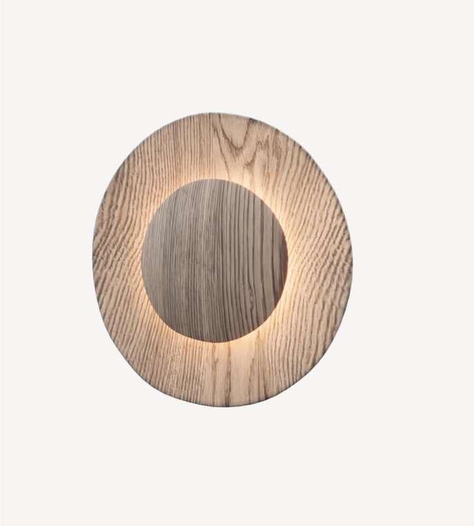 Бра Ливтрасил Круг из массива палисандры