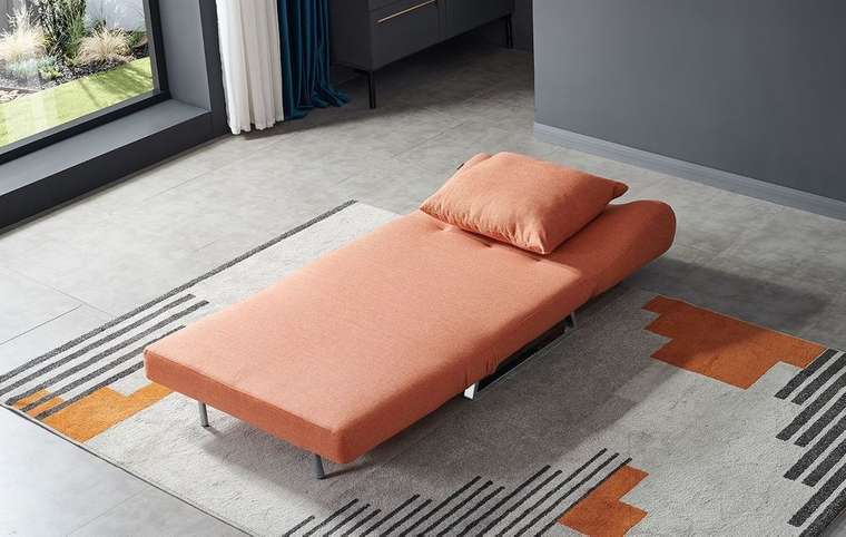 Кресло-кровать Rosy оранжевого цвета