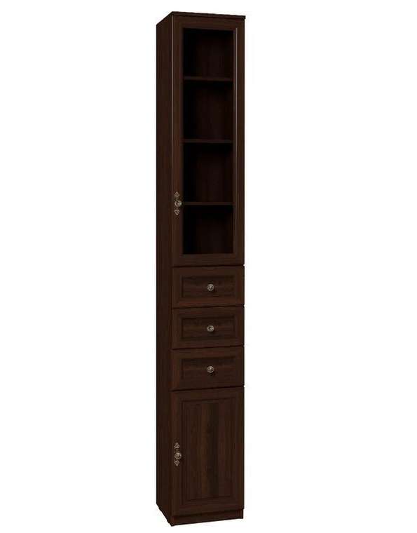 Шкаф для книг Montpellier коричневого цвета