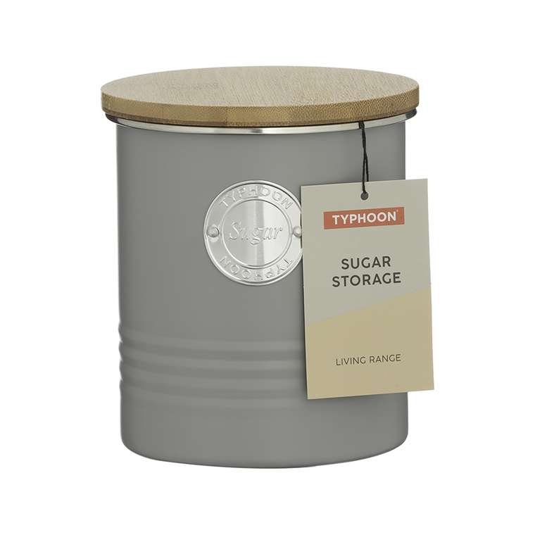 Емкость для хранения сахара Living серого цвета