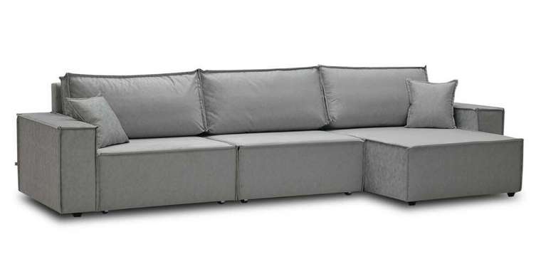 Угловой диван-кровать Фабио MAX серого цвета