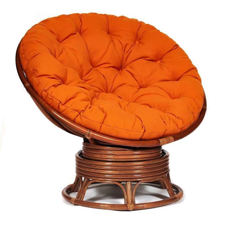 Кресло-качалка Papasan Pecan коричневого цвета