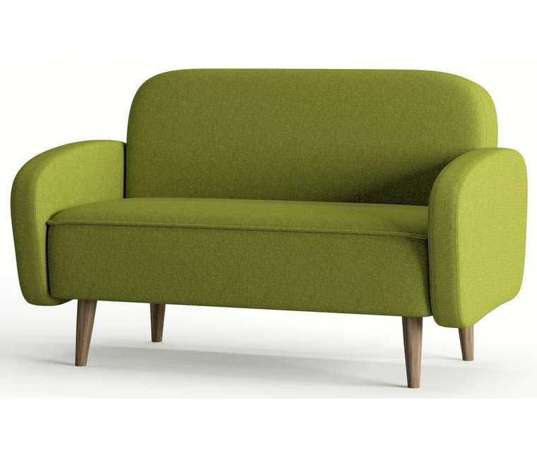 Диван из рогожки Alfil зеленого цвета