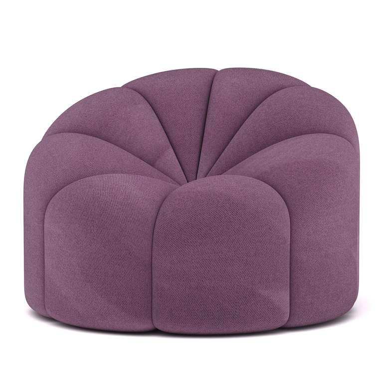Кресло Слайс фиолетового цвета