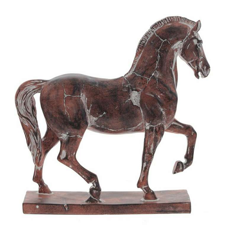 Декоративная фигурка Лошадь коричневого цвета