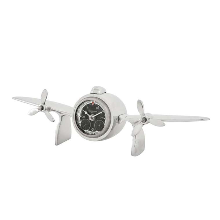 Часы Eichholtz Propeller в виде самолета выполнены из металла