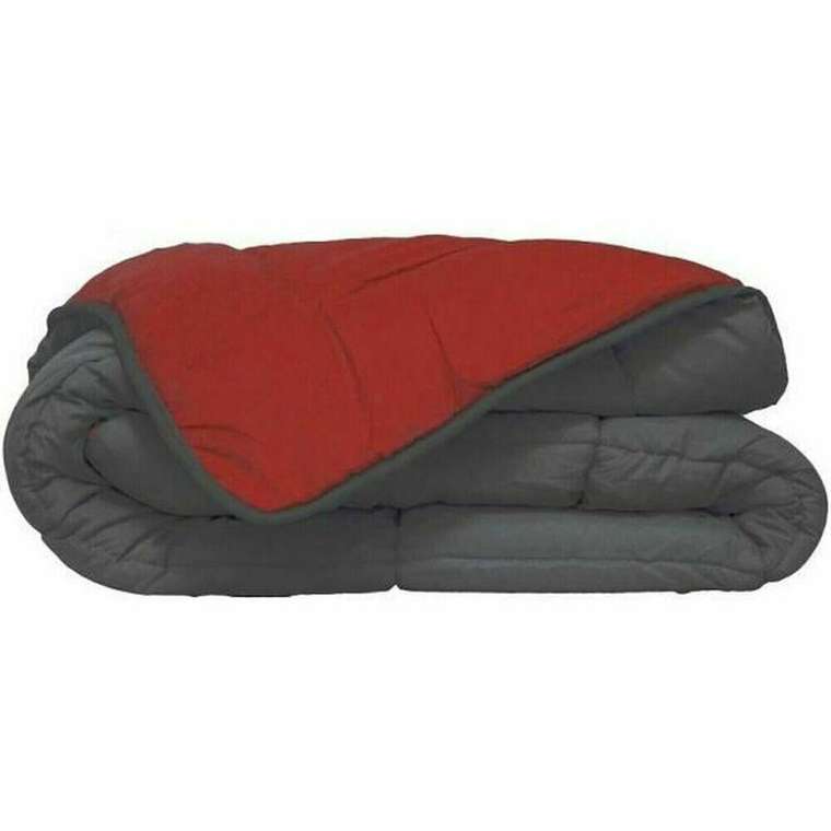 Одеяло Скандинавское наполнение Poyet Motte Красный Серый 200 g/m? 140 x 200 см