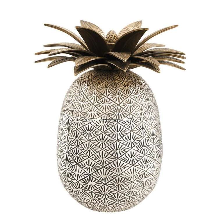 Шкатулка Pineapple из латуни