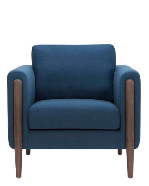 Кресло Brownie chair синего цвета