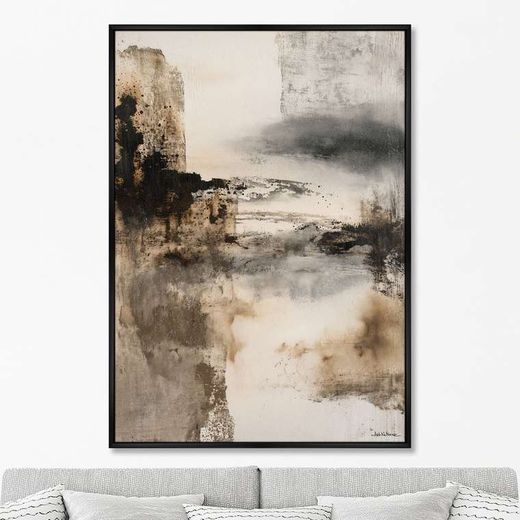 Репродукция картины на холсте Над утесом великаном, No 1, 2025г.