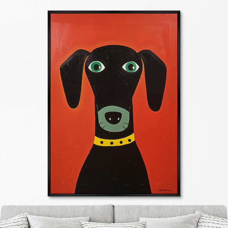 Репродукция картины Dog, No 2, 2024г.