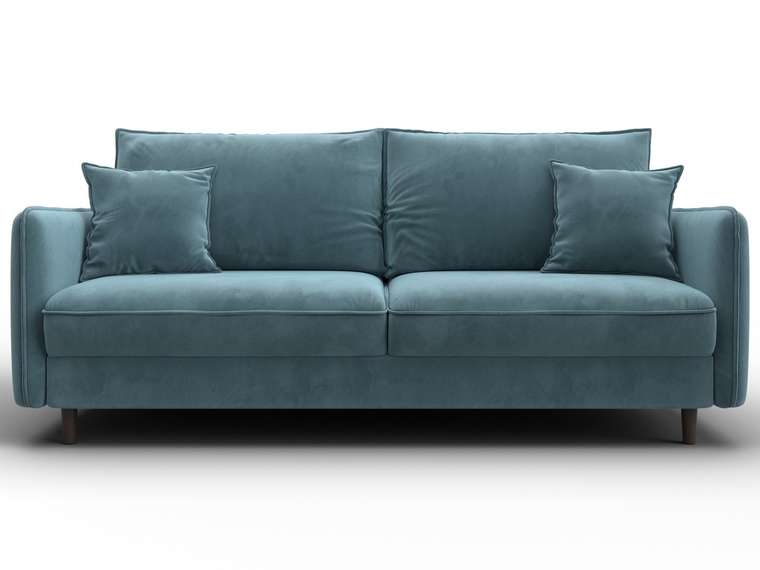 Диван-кровать Лига-064 бирюзового цвета