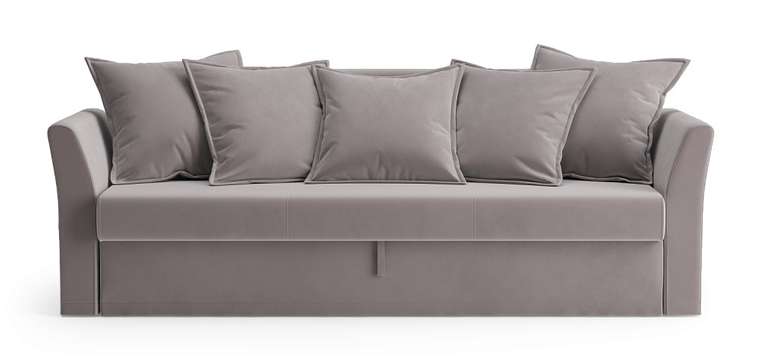 Диван-кровать Фьюжн серого цвета