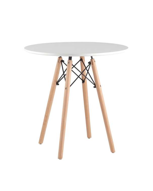 Обеденный стол Dsw Eames белого цвета