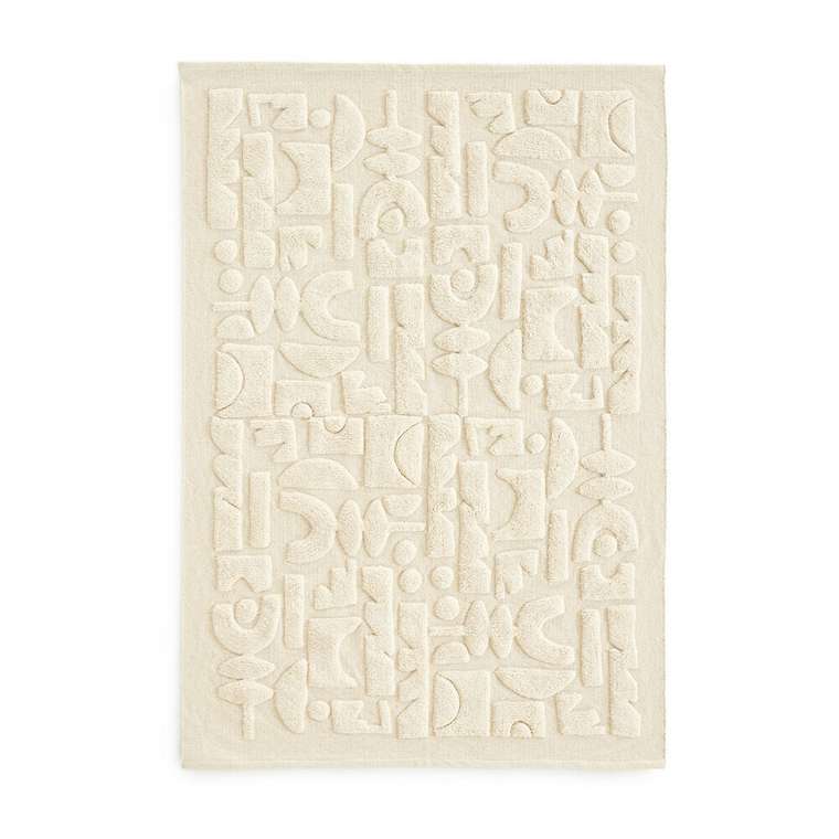 Ковер Podotak 160x230 бежевого цвета