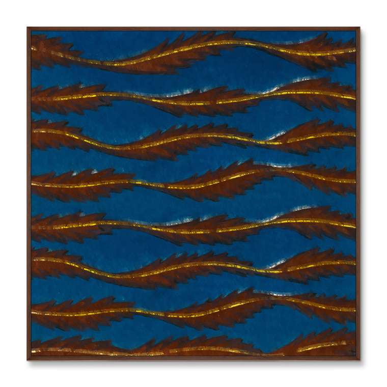 Репродукция картины Vintage print of Japanese textile №14, 1904г.